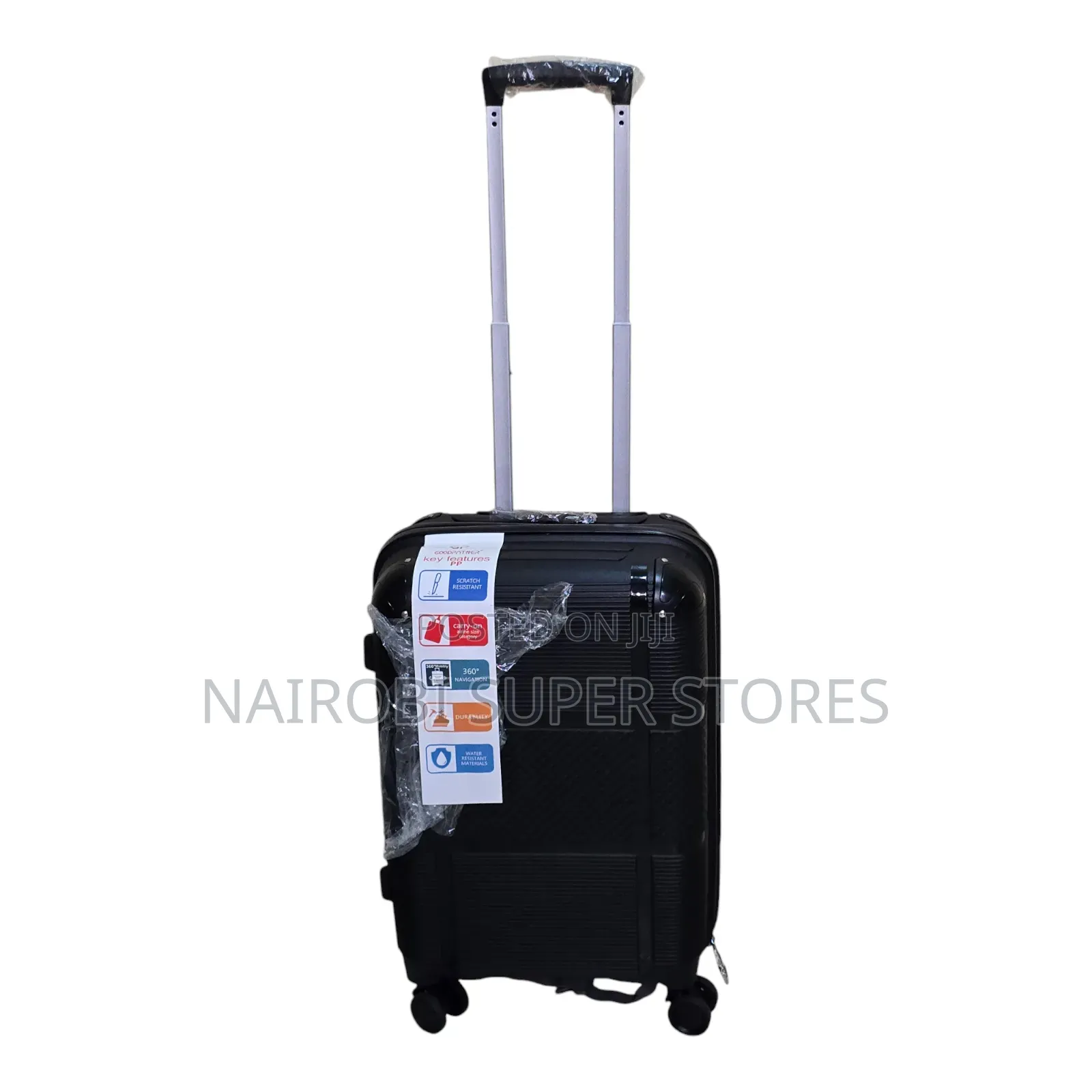 Cabin Size Unbreakable Small Suitcase Black 21"Inches Height