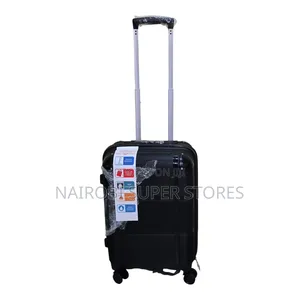 Cabin Size Unbreakable Small Suitcase Black 21"Inches Height