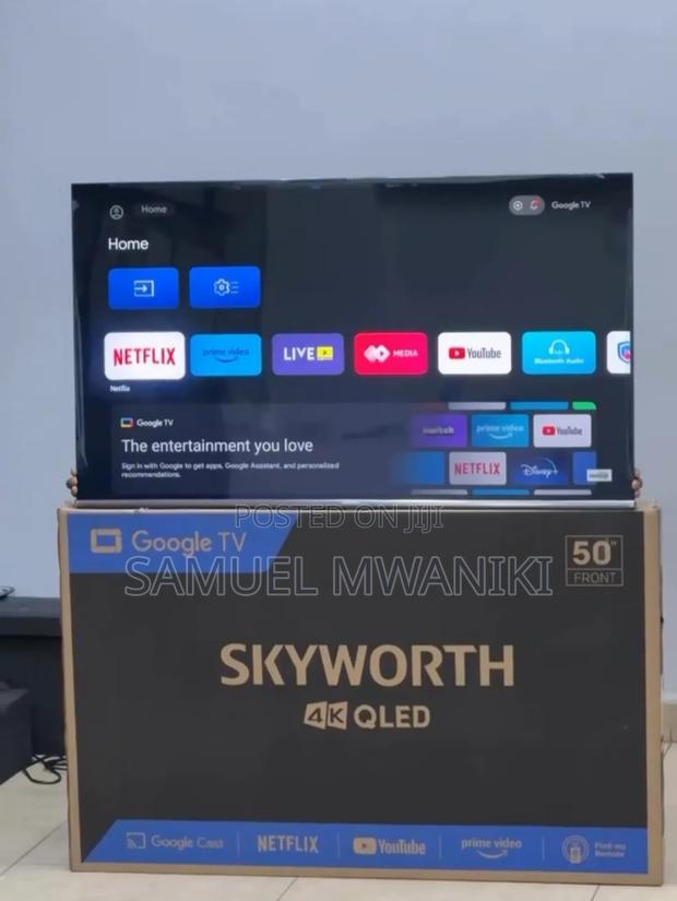 Skyworth 50" Uhd Qled Google Tv
Latest Model - thumbnail 3