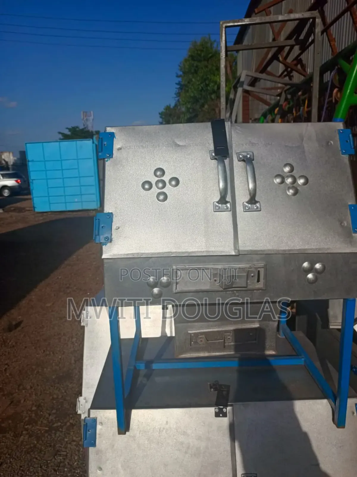 User Friendly Galvanized Charcoal Oven