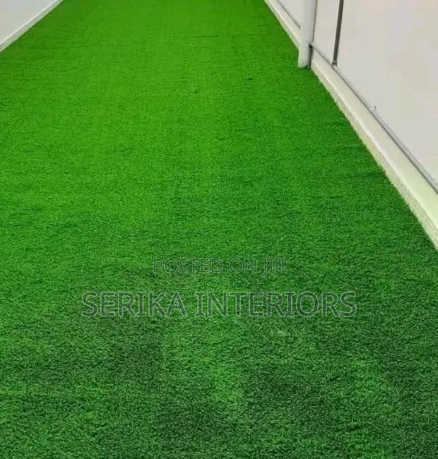 Balcony Artificial Grass Carpets Installation of Grass - main view
