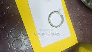 Metallic Curtain Rod Rings With Plastic Rubber