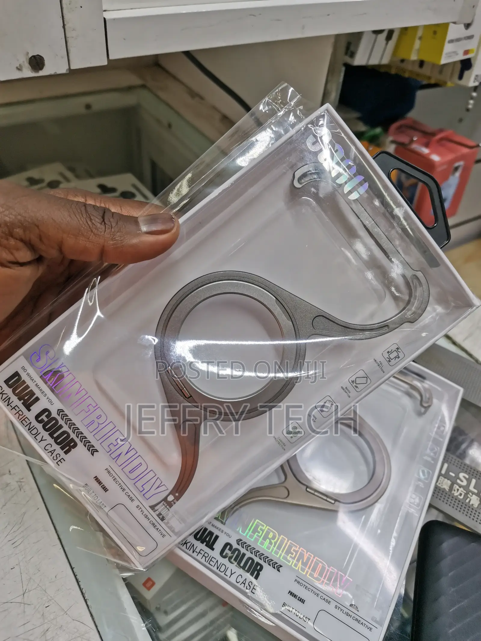 Magnetic Metal Z Shape Rim Stand Case for iPhone 16 Pro Max