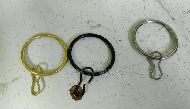 Curtain Installation Drapery Rings Without Plastic Rubber