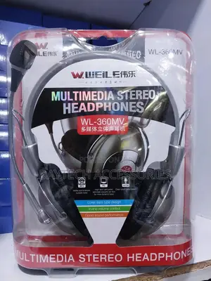 Weile Wl-360mv Wired Stereo Headset Headphone With Mic