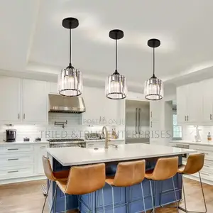 Elegant Crystal Clear Pendant Light Rd3q