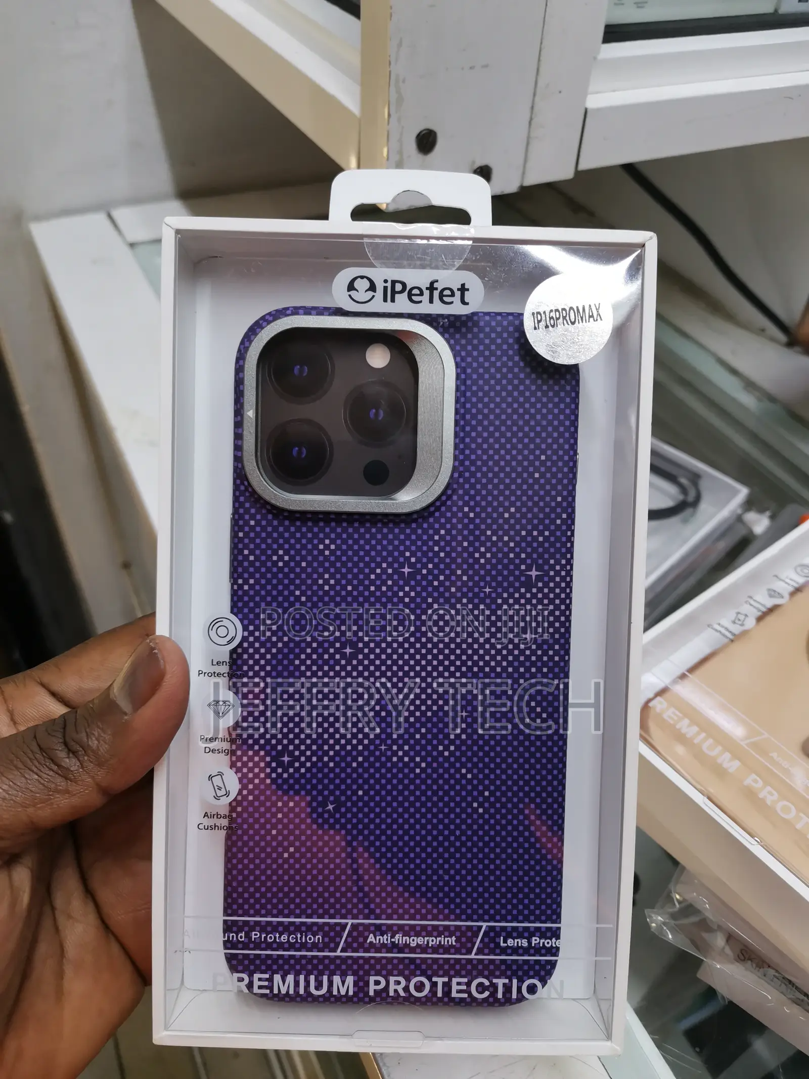 Magsafe Carbon Fiber Case With Camera for iPhone 16 Pro Max