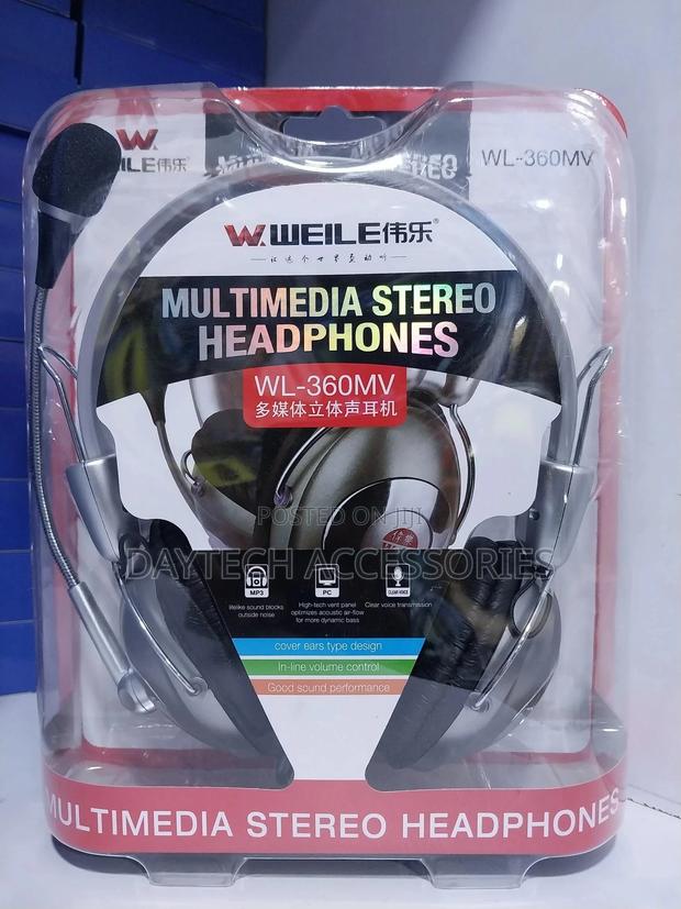 Weile Wl-360mv Wired Stereo Headset With Microphone - thumbnail 2