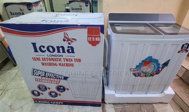 Icona 12.5kg Twin Tub Washing Machine