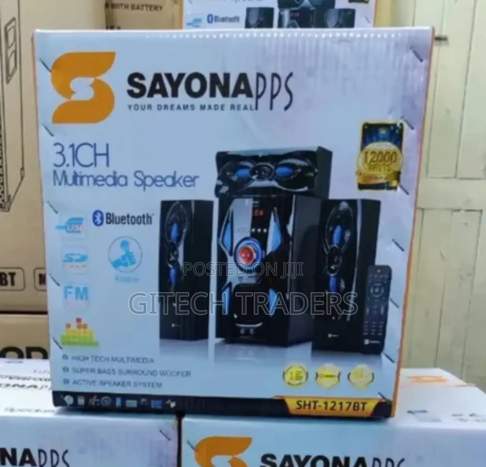 *Sayona Woofer 3.1 12000W SHT 1217