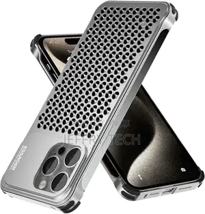 Aluminum Heat Dissipation Holes Case for iPhone 15 Pro Max