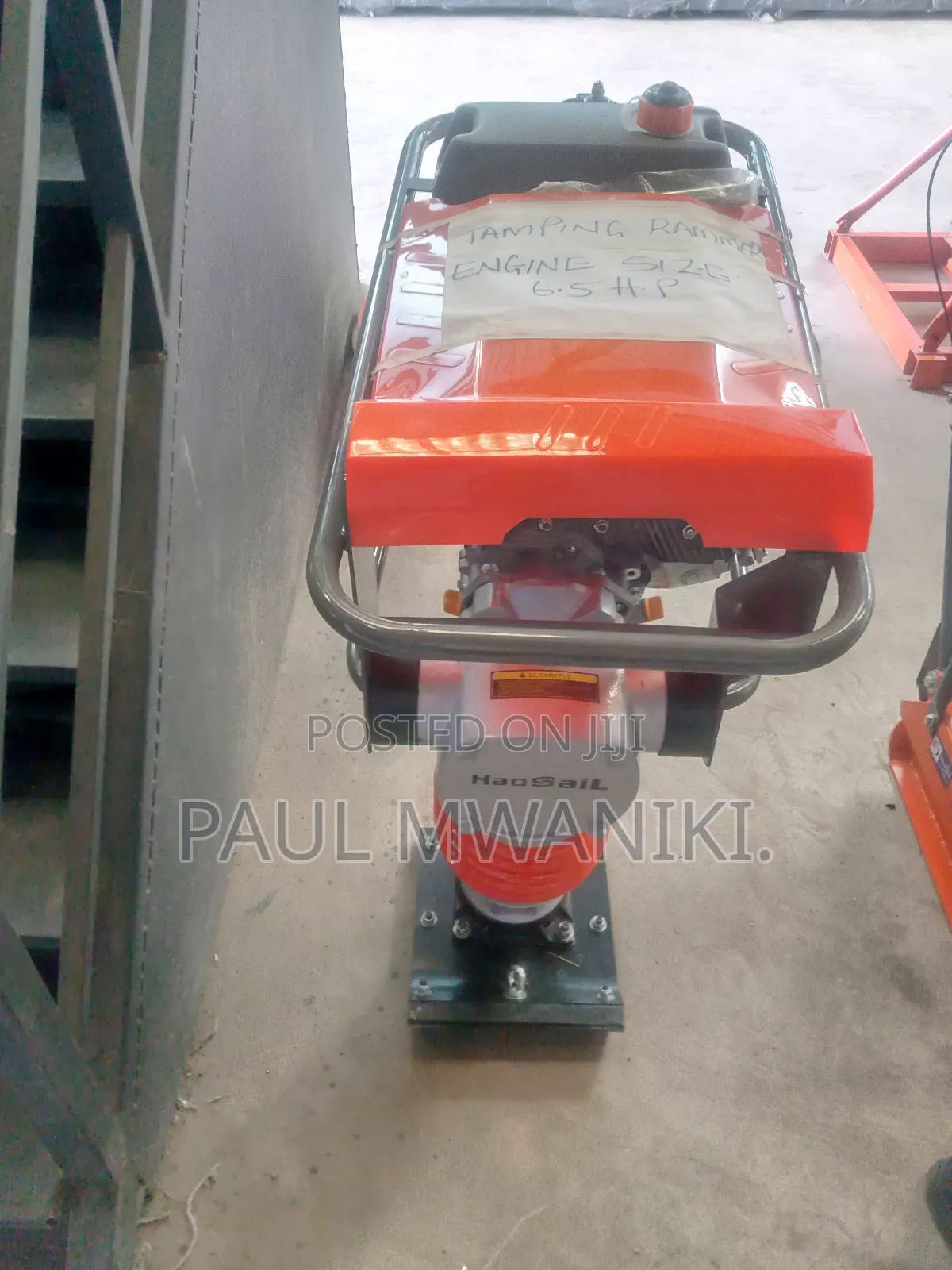 TAMPING RAMMER, Heavy Duty 6.5 Hp