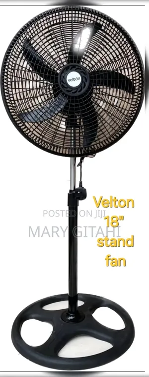 Velton Standing Fan 18 Inch Black at 