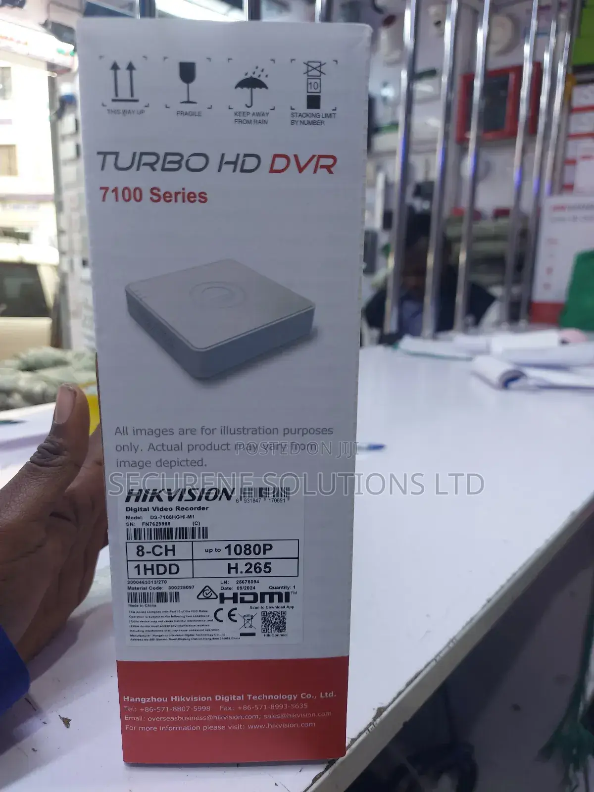 Hikvision 8 Channel DVR Up to 1080 Plastic DS-7108HG
