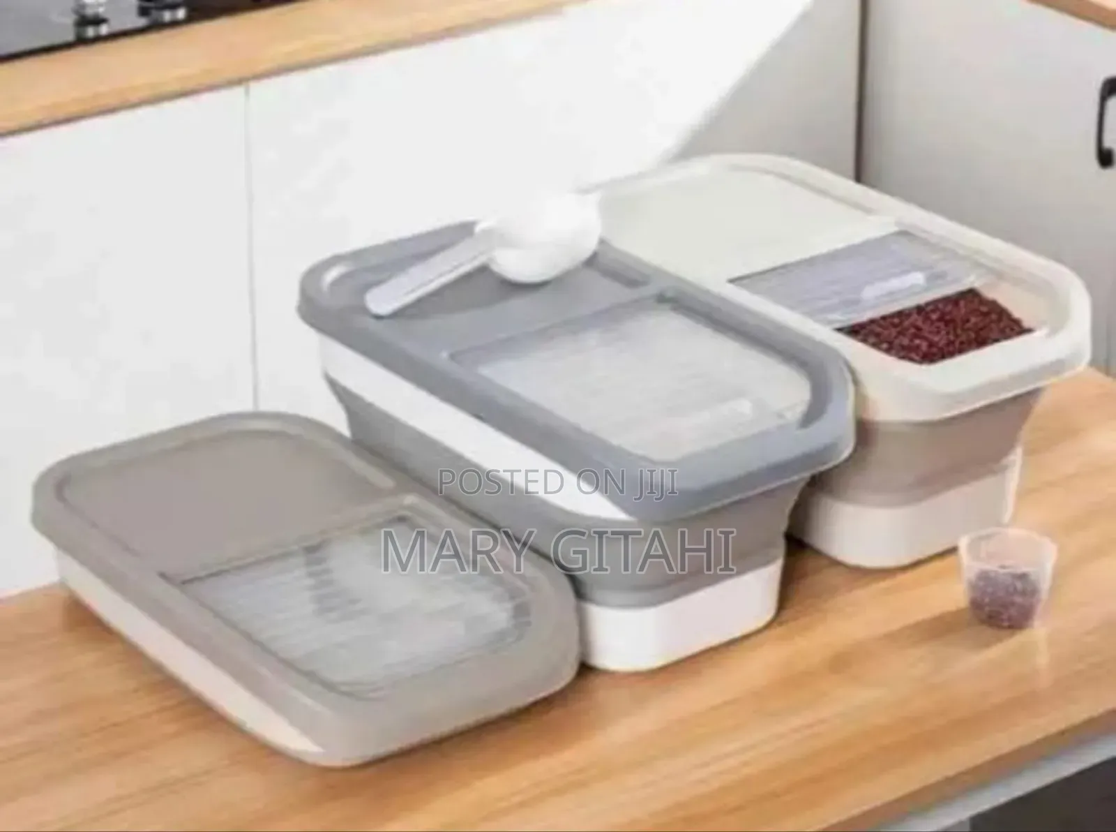 Collapsible Cereals Storage Container