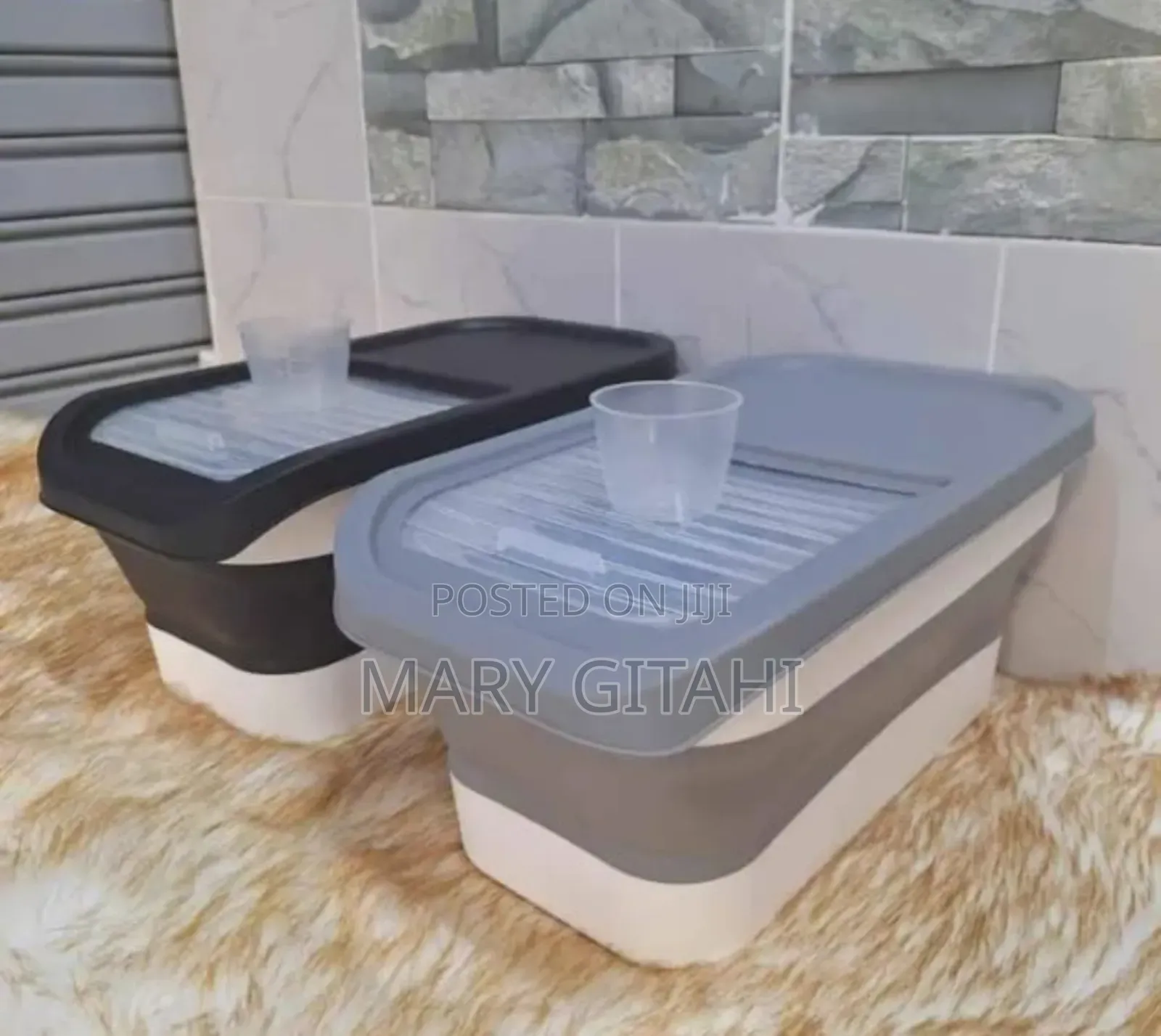 Newcollapsible Cereals Storage Container at 