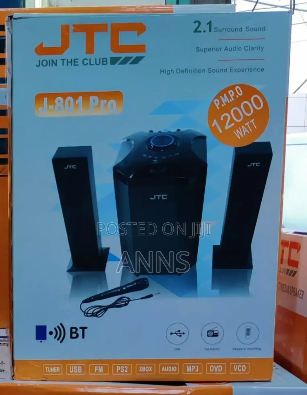 JTC Mtungi 2.1 Woofer System J-801-Pro