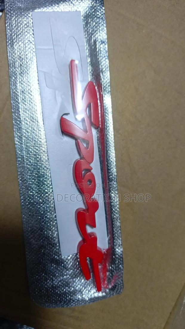 Red Sport Decal Badge