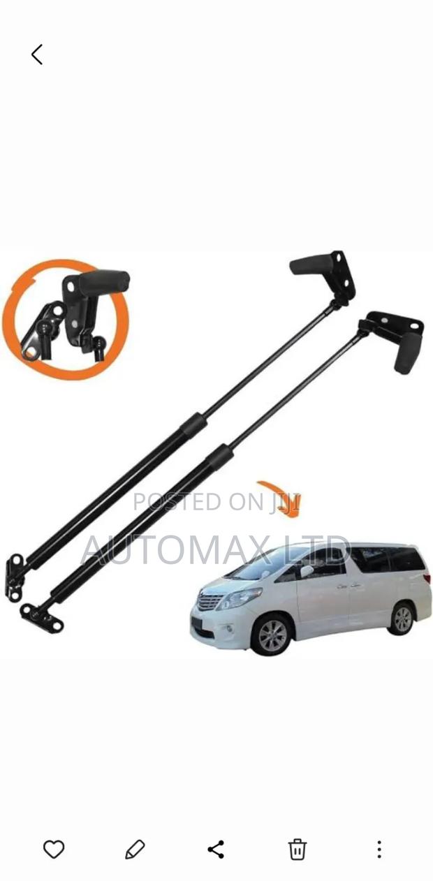 Toyota Alphard / Vellfire, Rear Boot Shocks. ANH20
