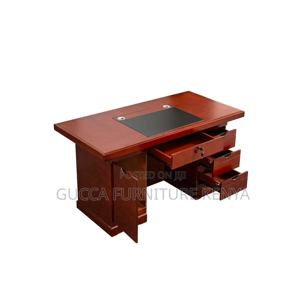 Office Tables:Classic Crimson Office Computer Executivedesk