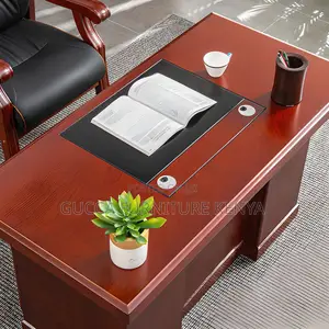 Office Tables:Classic Crimson Office Computer Executivedesk