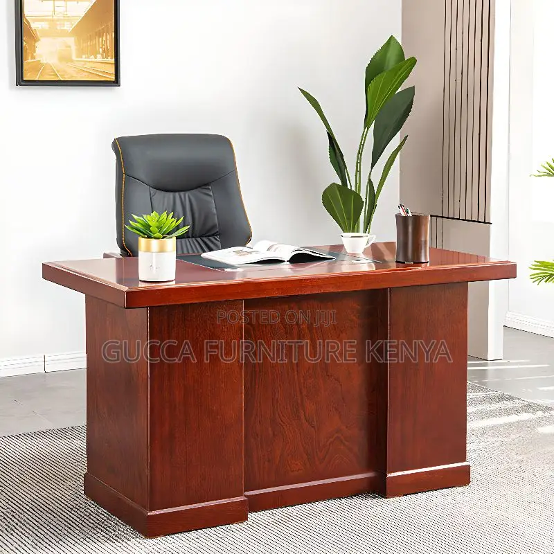 Office Tables:Classic Crimson Office Computer Executivedesk