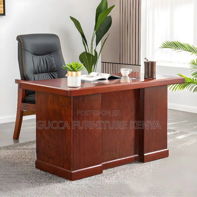 Office Tables:Classic Crimson Office Computer Executivedesk
