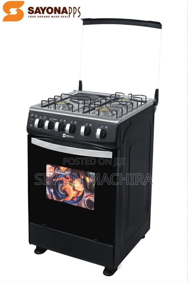 Free Standing 3 Gas + 1 Electric Sayona Cooker