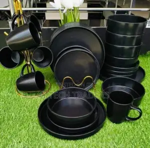 24 Pc Dinner Set
Black Shinny