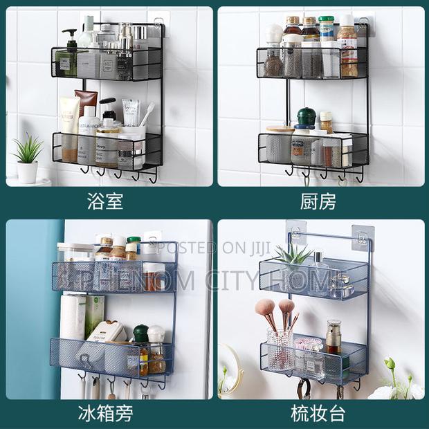 2 Layers Mesh Bathroom Rack - thumbnail 3