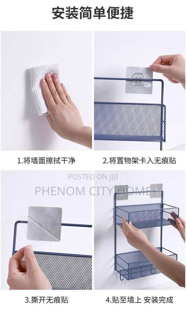 2 Layers Mesh Bathroom Rack - thumbnail 2