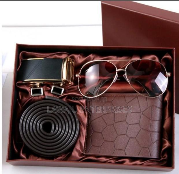 Brown 5pcs Men's Gift Set - main view