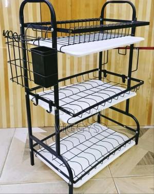 Heavy Duty Executive 3 Tier Dish Rack With. - thumbnail 2