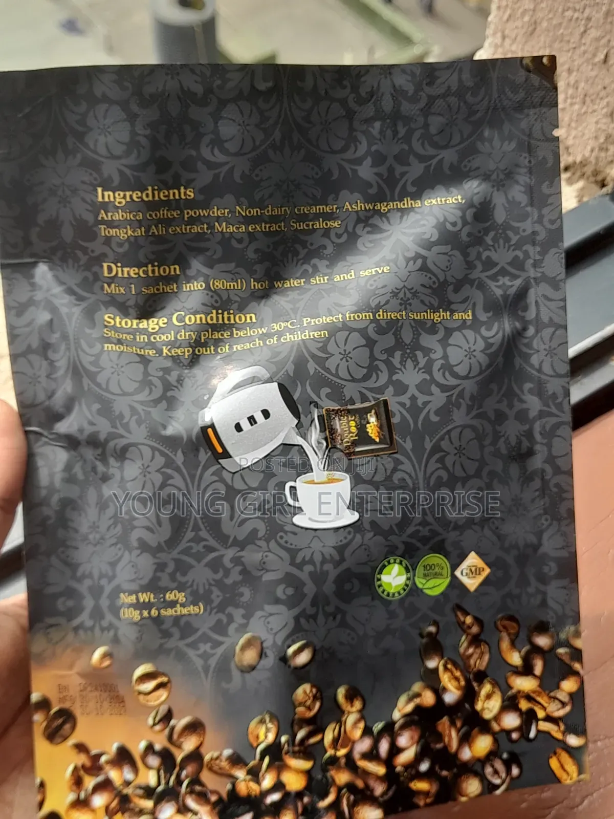 Increase Sperm Count Double Root Coffee Supplement