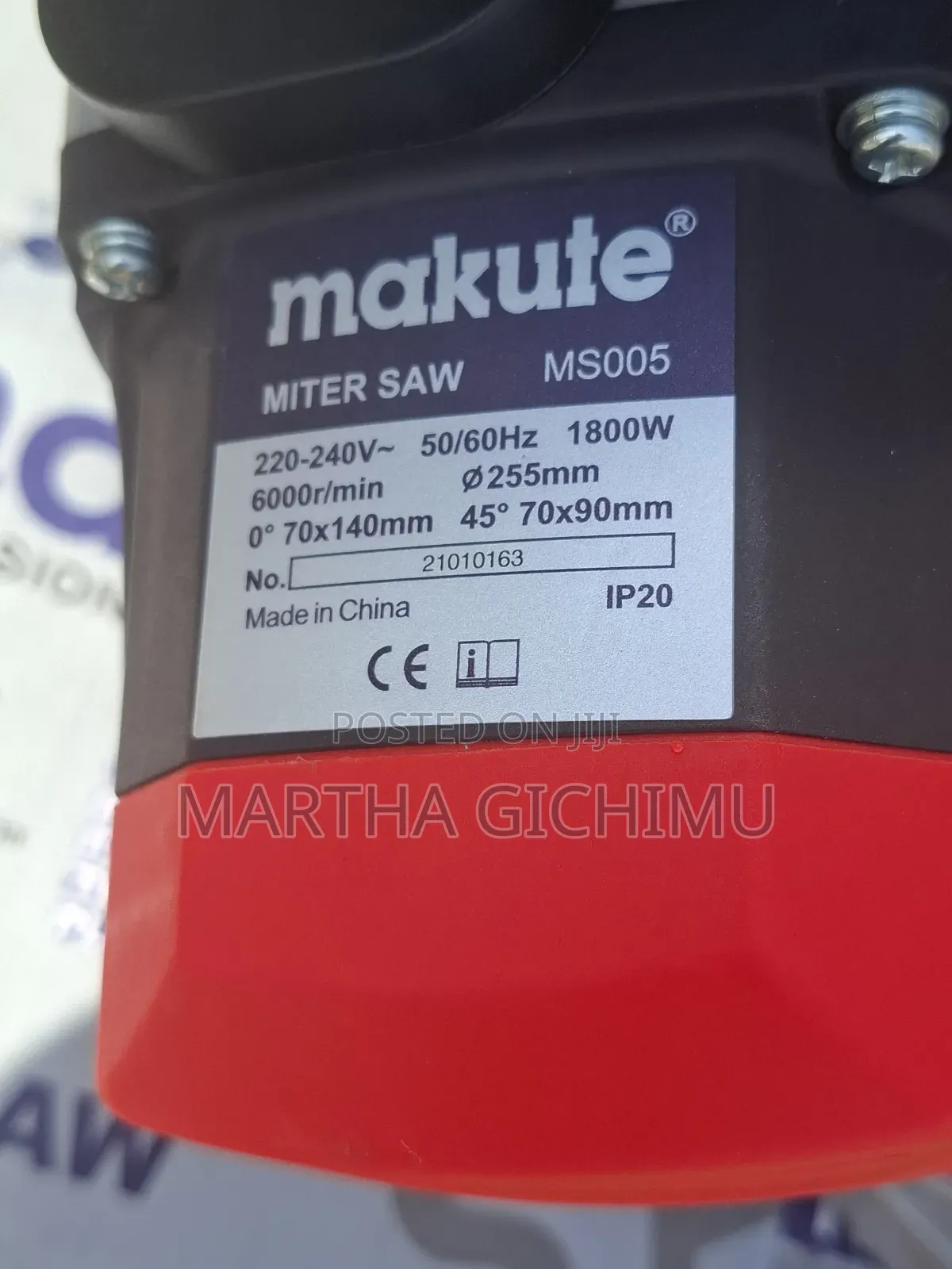 Miter Saw Machine 1800w 10"