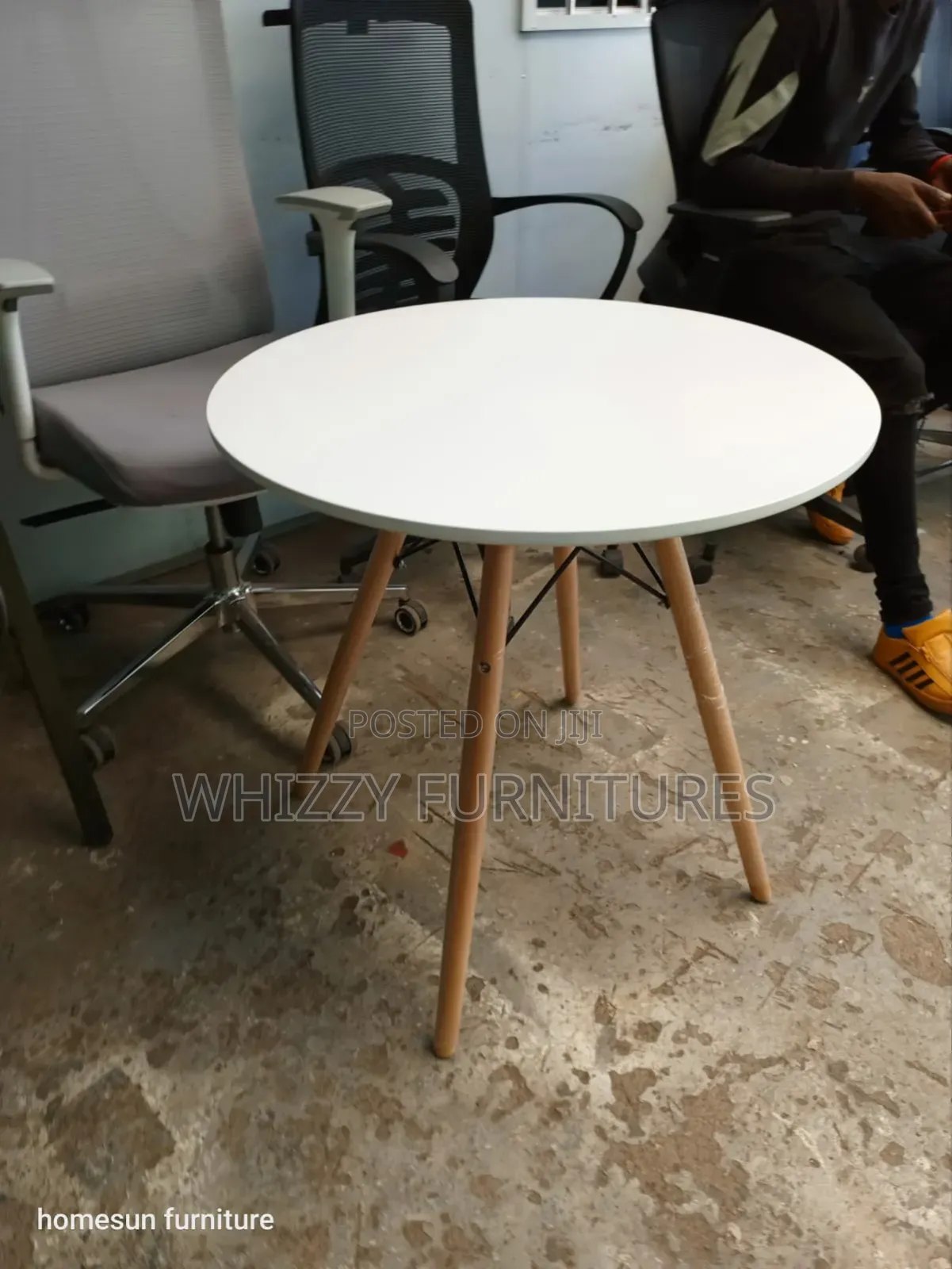 Round Wooden Table