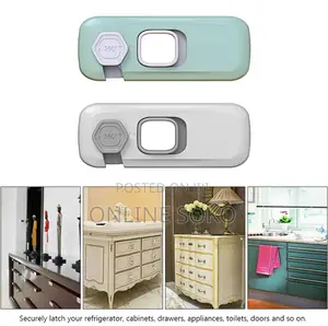 Self Adhesive Child Proof Cabinet Refrigerator Safety Lock