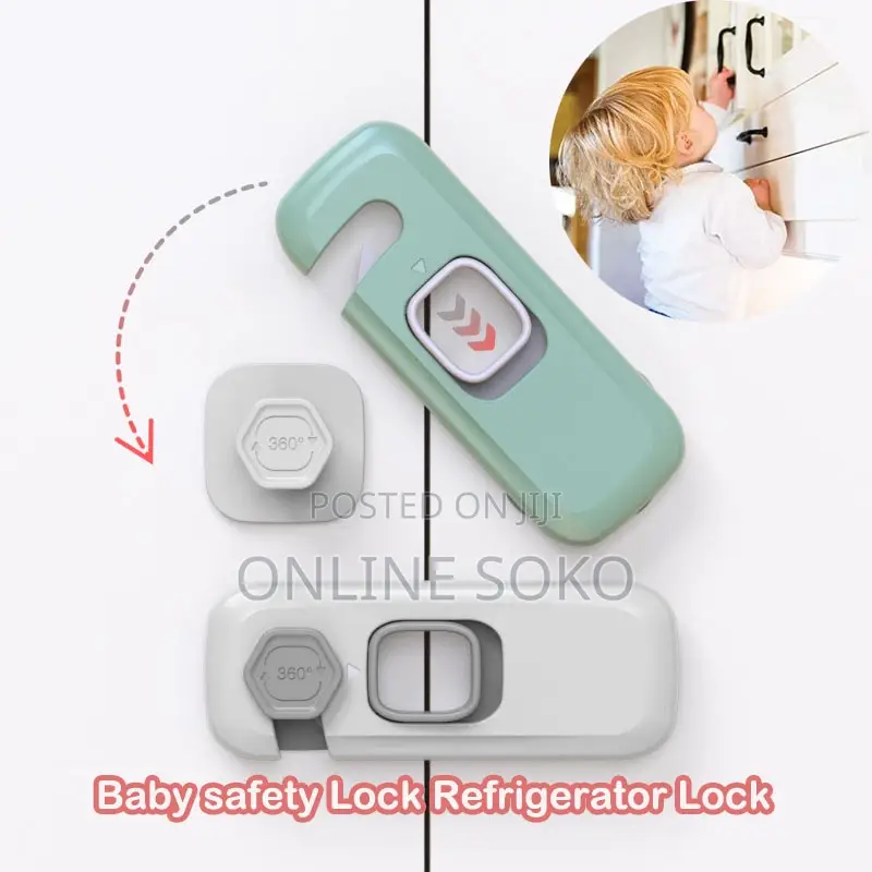 Self Adhesive Child Proof Cabinet Refrigerator Safety Lock
