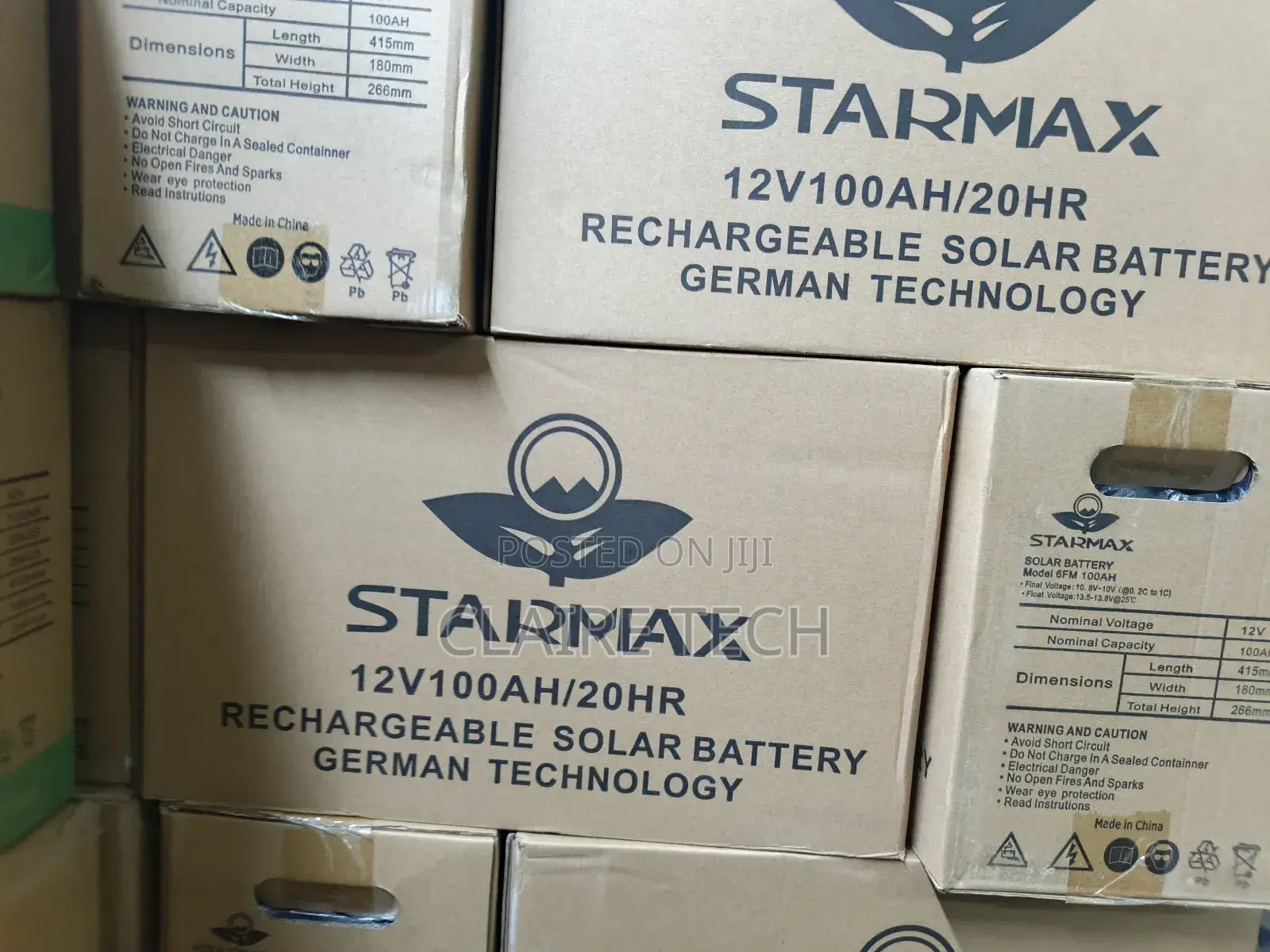 Solar Battery 100AH Solarmax Drycell