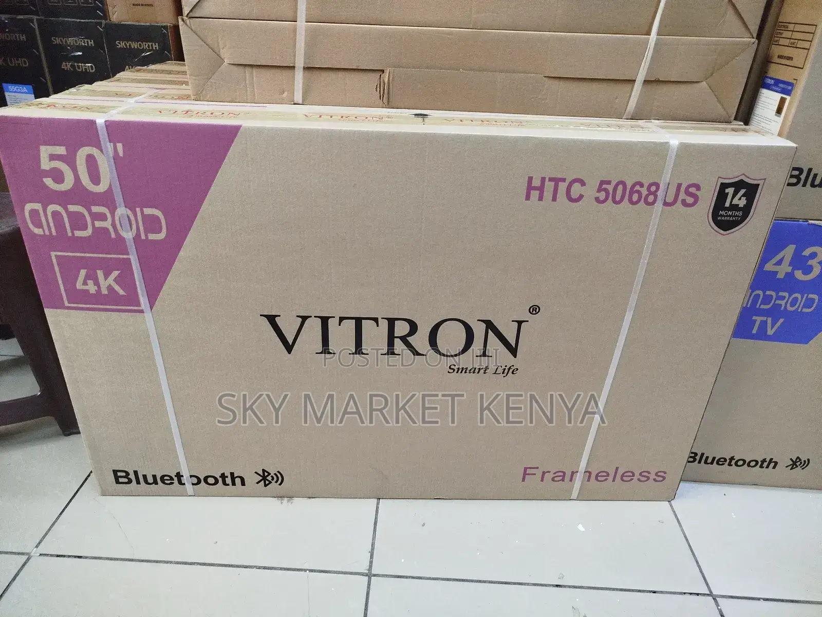 Vitron 50" Smart Android Tv