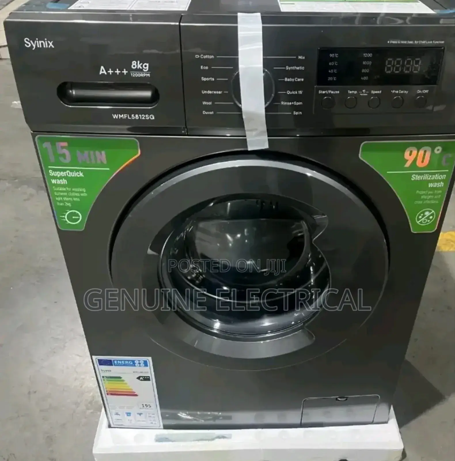 Brand New 8kg Synix Front Load Washing Machine