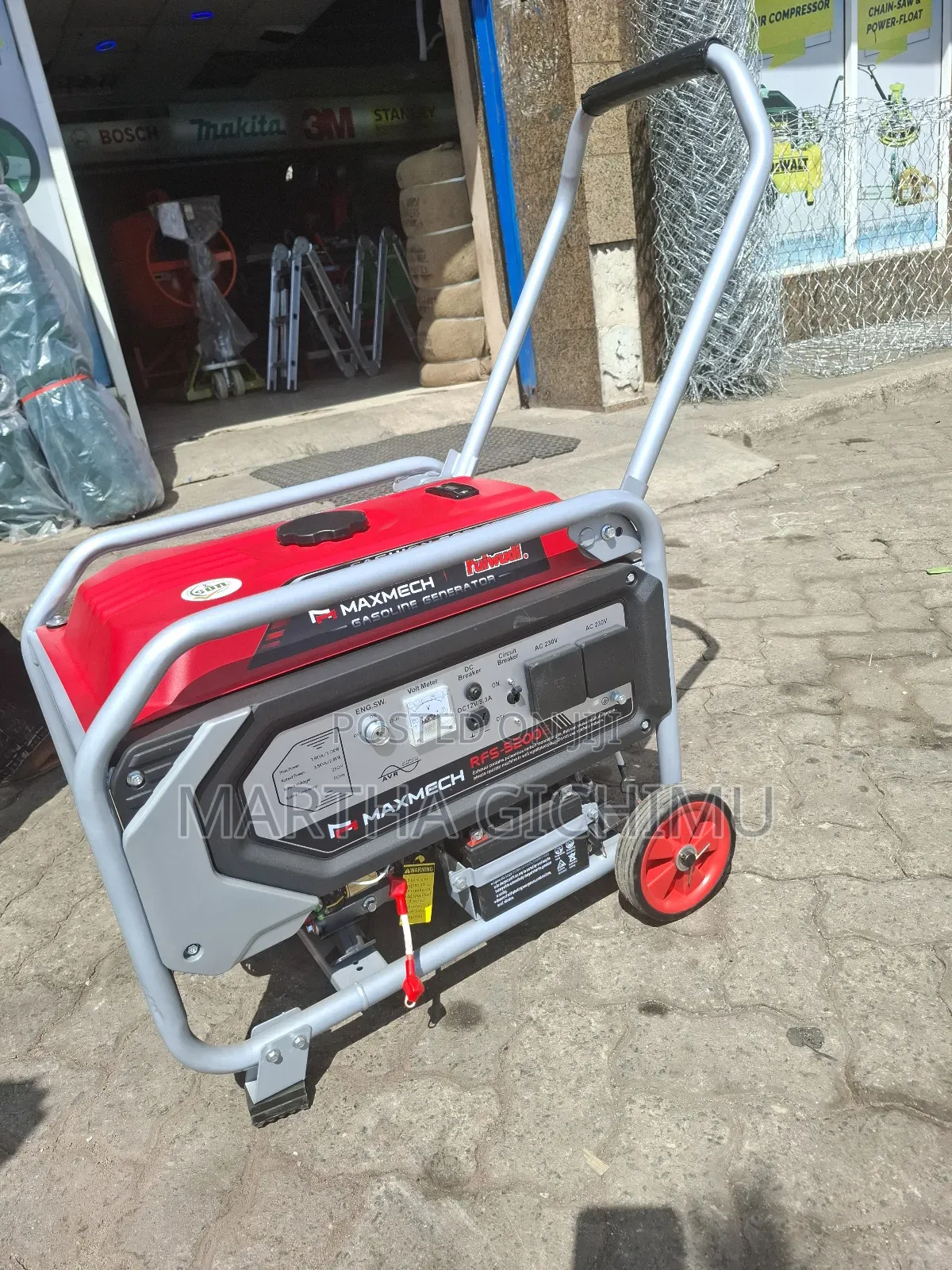Maxmech Petrol Generator Electric Start