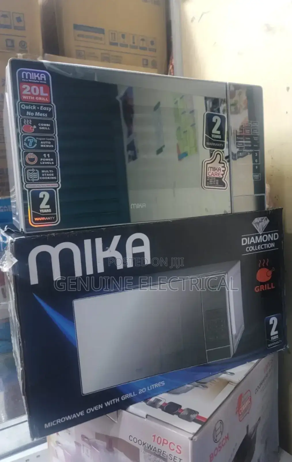 Long Lasting Mika Digital Microwave With Grill