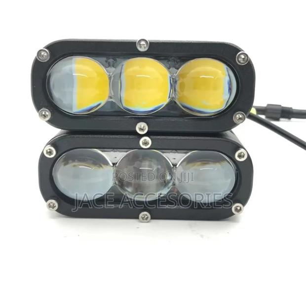 Car/Motorcycle 3 Lens Bright Leds Lights