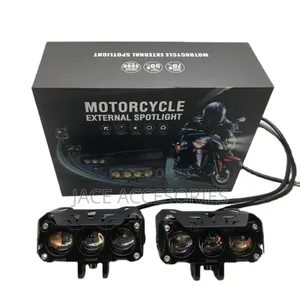 Car /Motorbike 3 Lens Led Spotlights