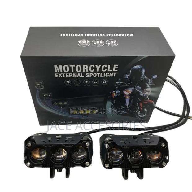 Car /Motorbike 3 Lens Led Spotlights