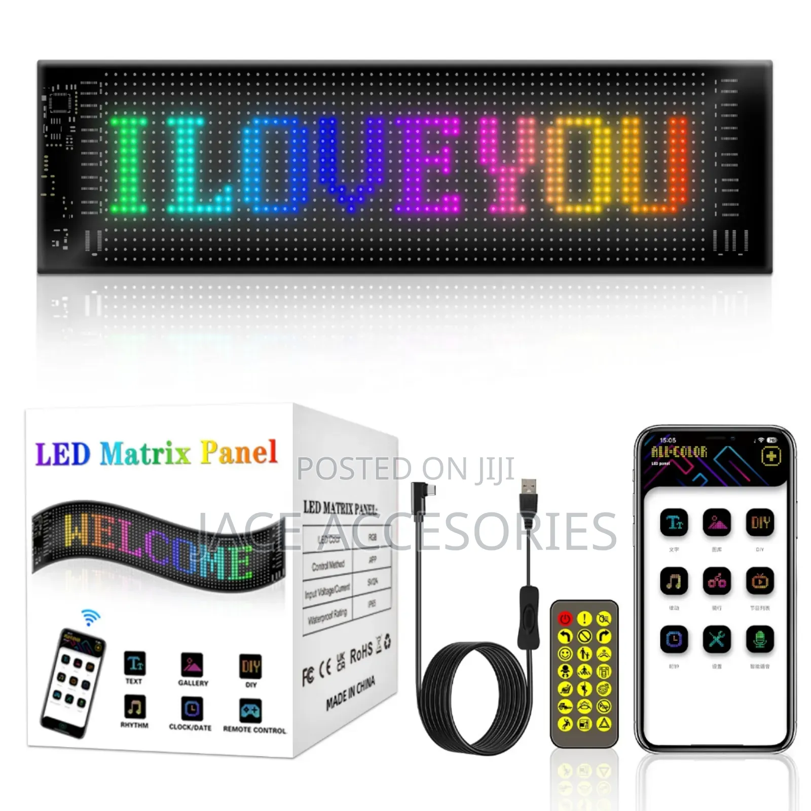 Soft Flex Sighn Car Window Led Display