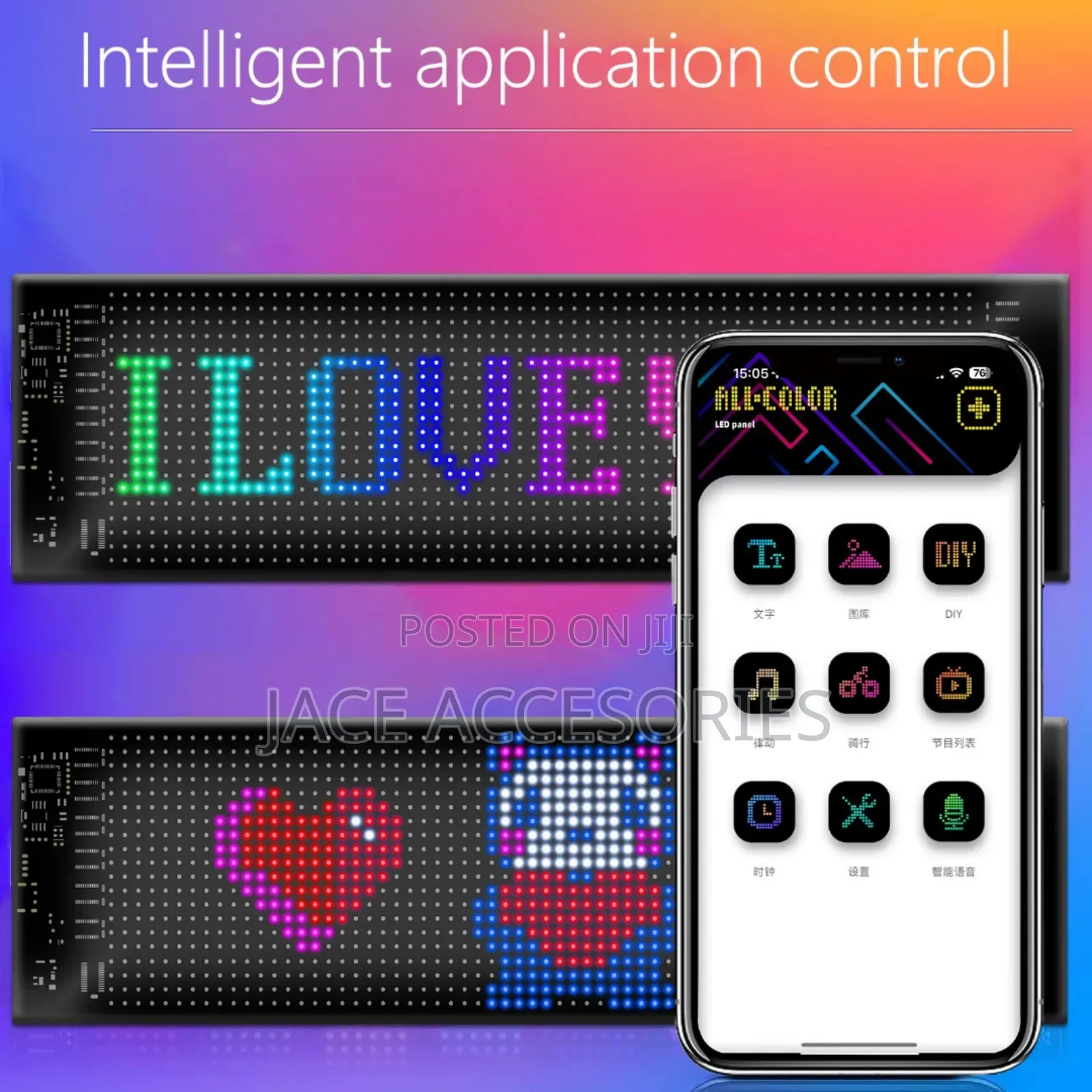 Soft Flex Sighn Car Window Led Display