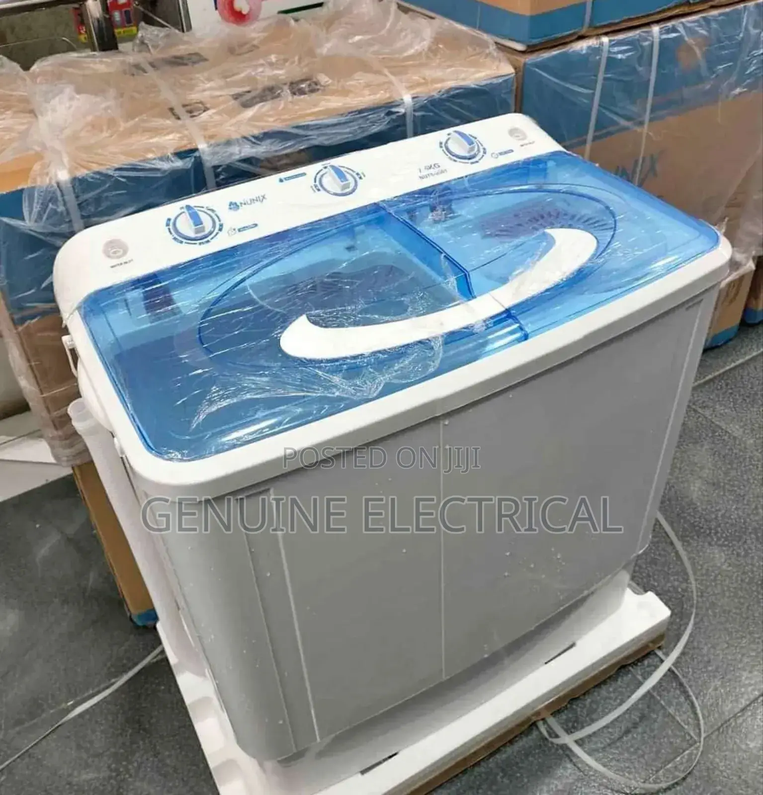 New Model Nunix 7.5kg Washing Machine