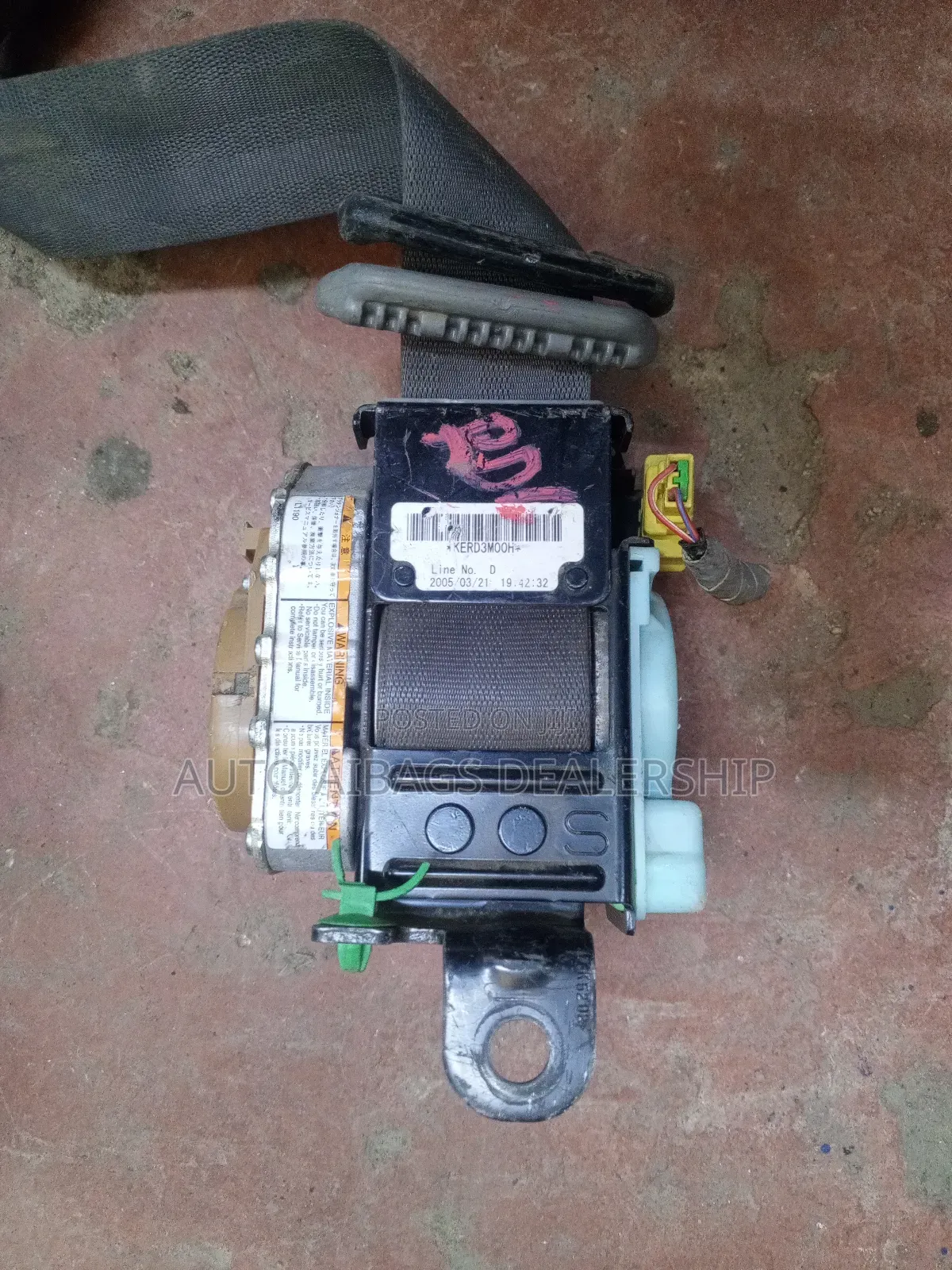Honda Rd 7 Front Safety Belts Both.
